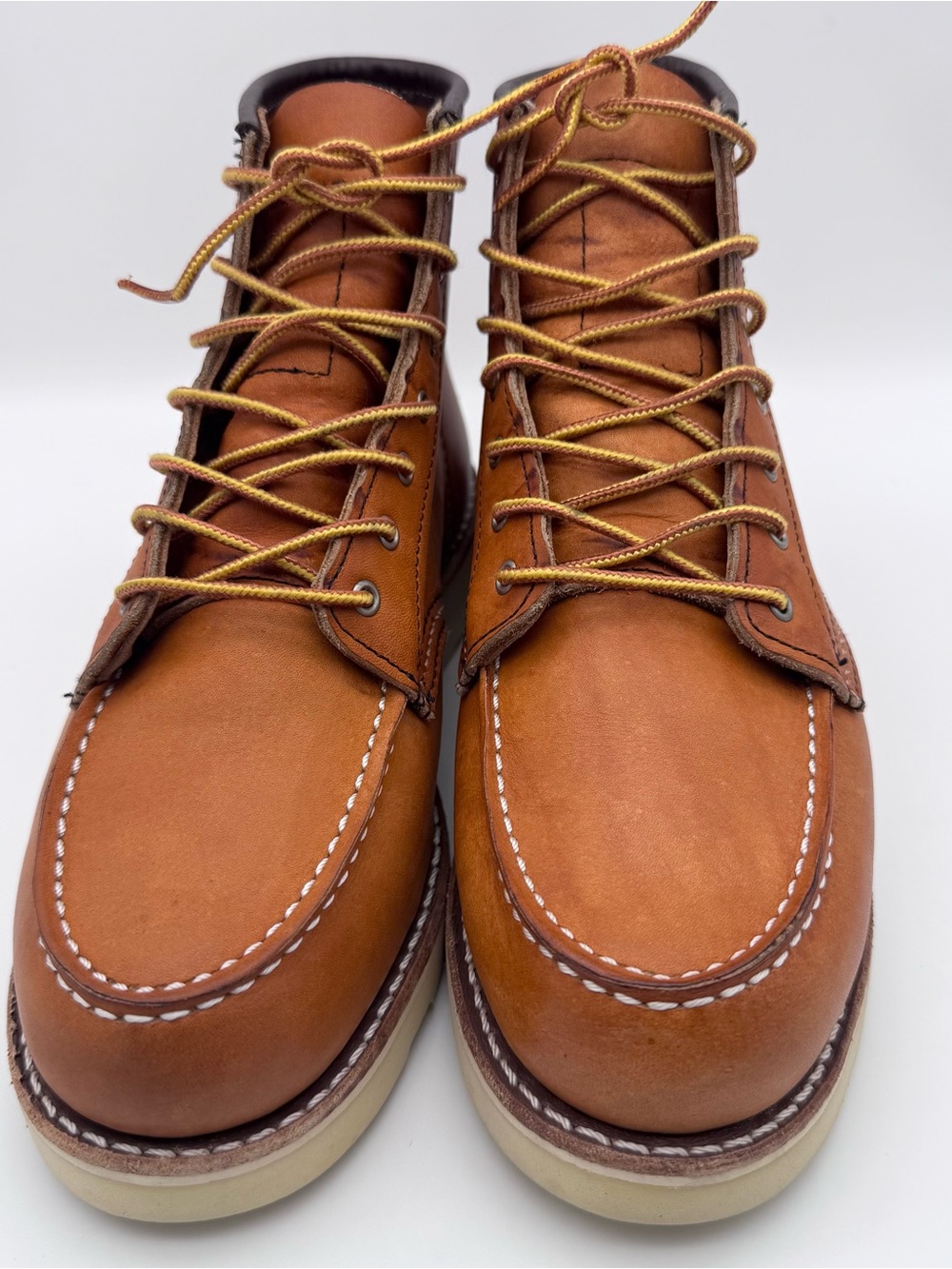 Red Wing Heritage 3375 Classic Moc Toe Oro Leather Boots Women 7.5 B Made In USA - Picture 3 of 9